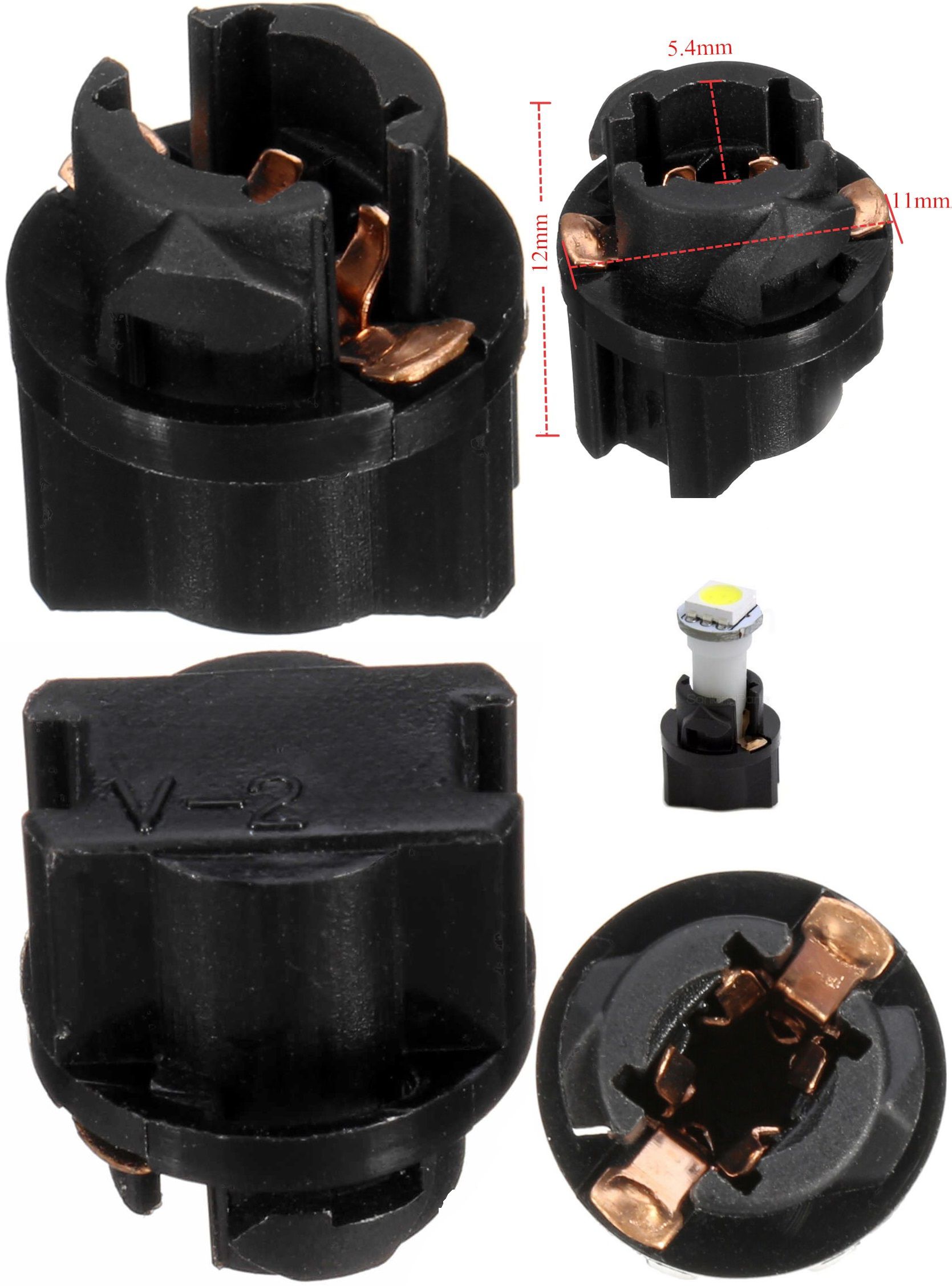 Bases para Lamparas T5